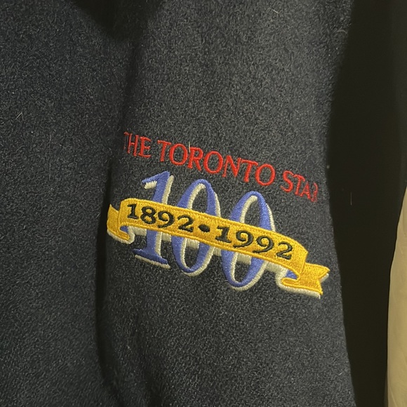 Toronto Star Centennial Vintage Varsity Jacket - Picture 2 of 9
